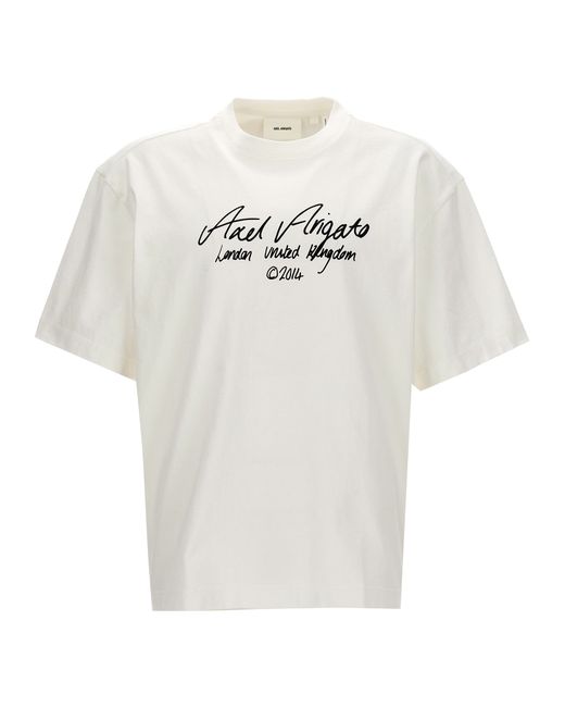 Axel Arigato -Essential T Shirt Bianco-