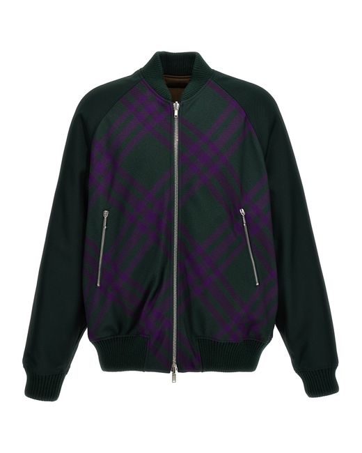 Burberry -Check Reversible Bomber Jacket Giacche
