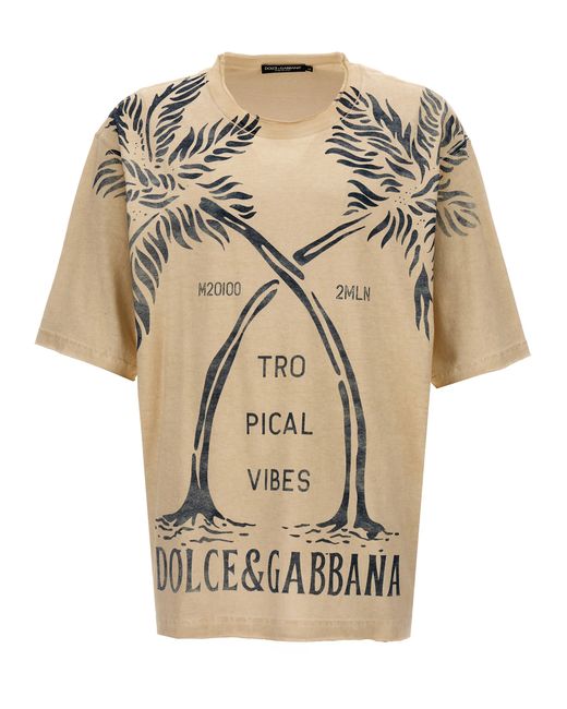 Dolce & Gabbana -Printed T Shirt