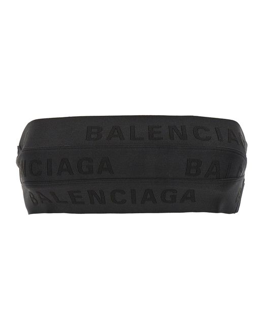 Balenciaga -Jacquard Logo Top Nero-