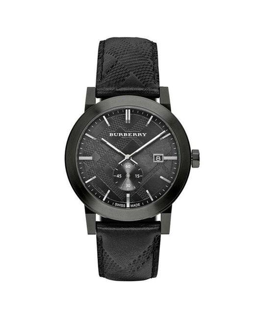 Burberry BU9906 City Leather Strap Watch
