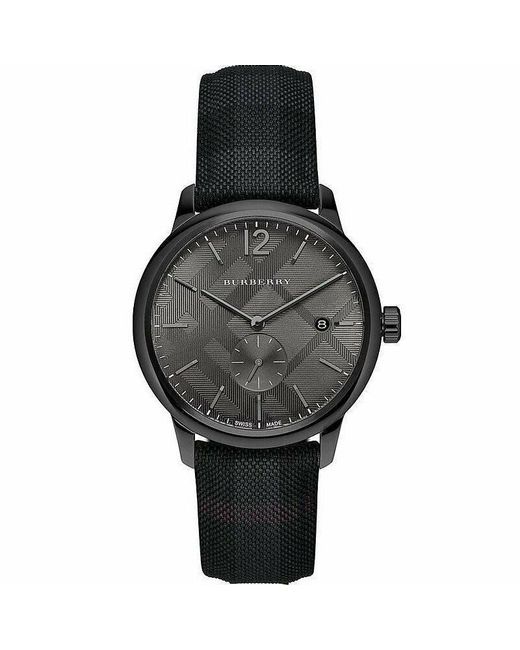 Burberry BU10010 Check Stamped Round Dial 40mm Watch
