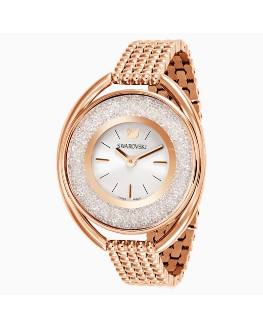 Swarovski 5200341 Crystalline Rose Gold Tone Watch