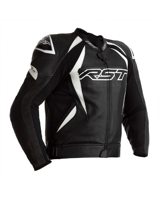 Rst Tractech Evo 4 Leather Motorcycle Jacket Black/