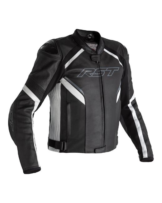 Rst Sabre Leather Motorcycle Jacket Black/