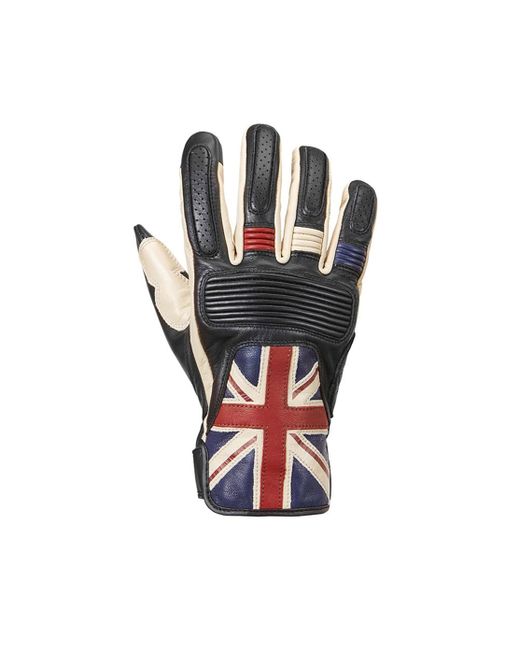 Triumph Flag Motorcycle Gloves Black/Blue