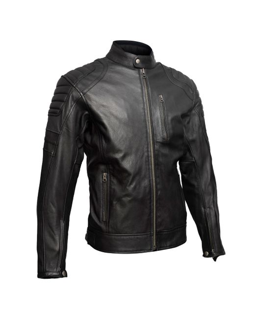 Venti Descent Leather Motorcycle Jacket