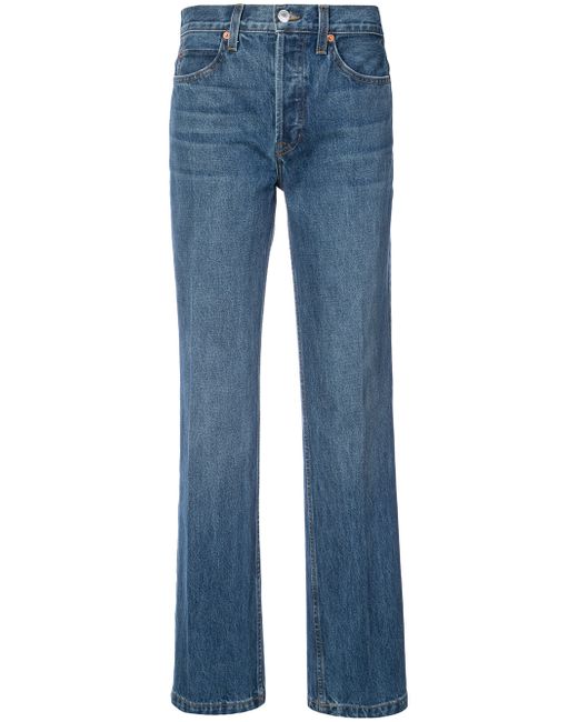 Re/Done High Rise Medium Flare Jeans The