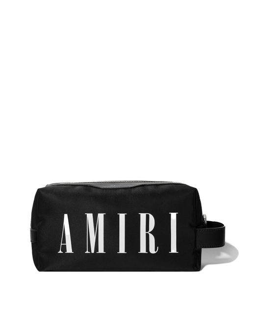 Amiri Nylon Logo Drop Toiletries Bag