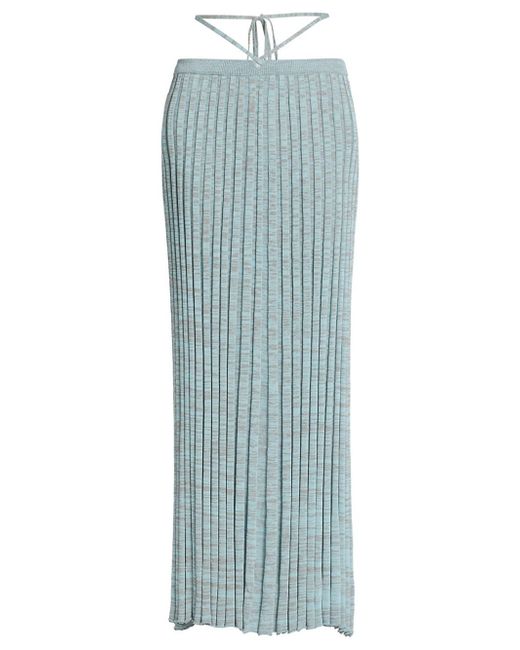 Christopher Esber Pleated Knit Tie Skirt