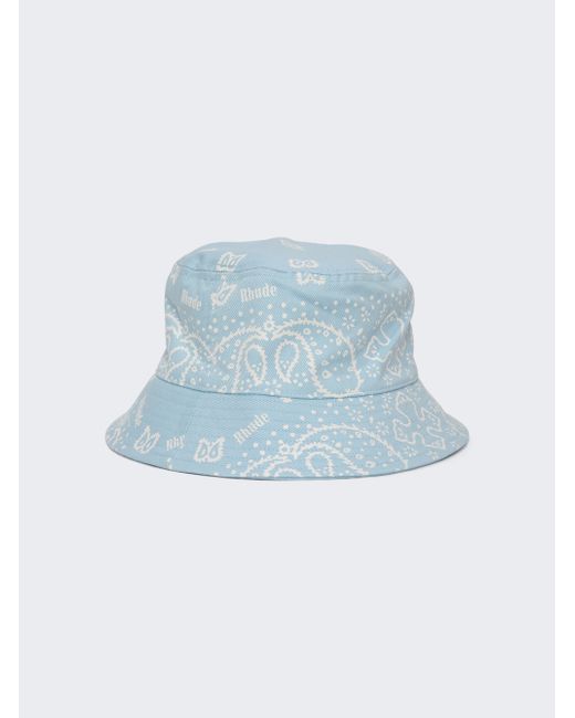 Rhude Bandana Canvas Bucket Hat
