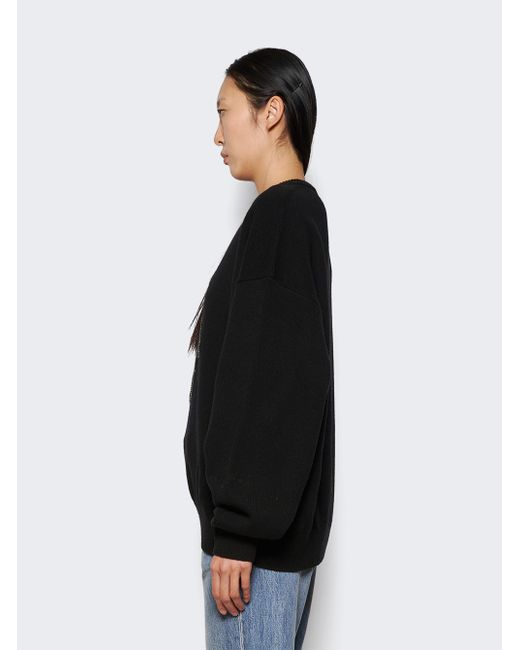 Alexander Wang Pullover With Crystal Beiress Inlay