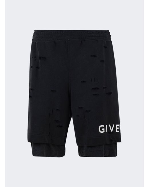 Givenchy Board Fit Hole Shorts Faded