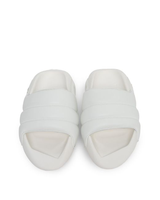 Balmain B-it Puffy Quilted Leather Sandal