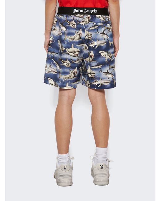 Palm Angels Sharks Easy Shorts