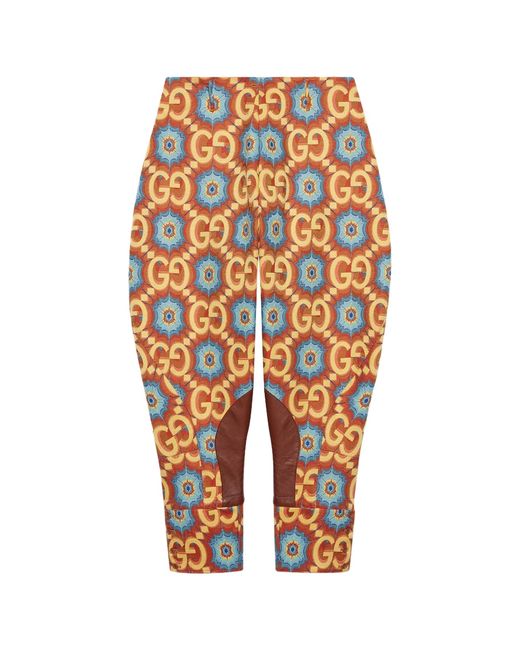 Gucci Gg Kaleidoscope Equestrian-inspired Pant