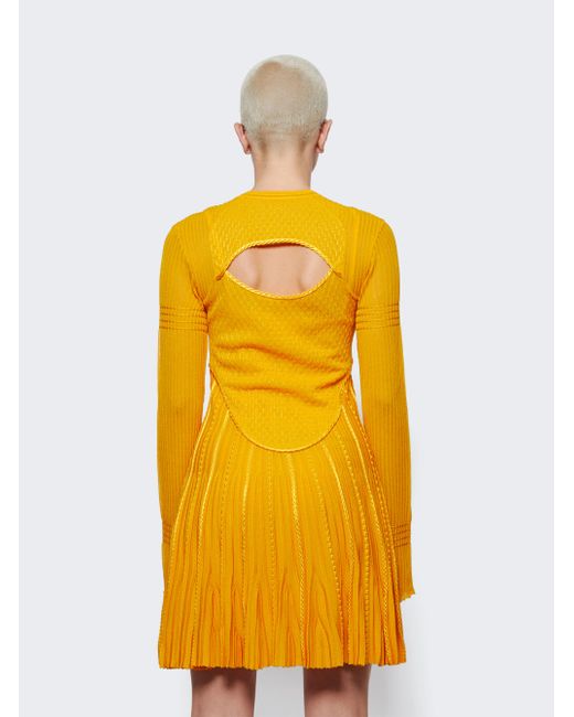 Givenchy Long Sleeve Frills Dress