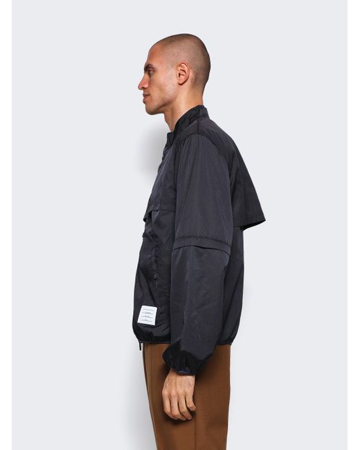 Thom Browne Zip Up Jacket With Removeable Sleeves
