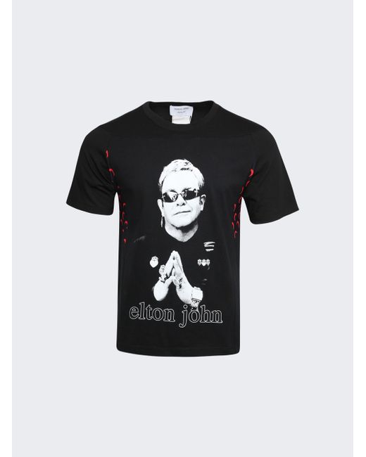 Marine Serre X Elton John Moon Panel Graphic T-shirt