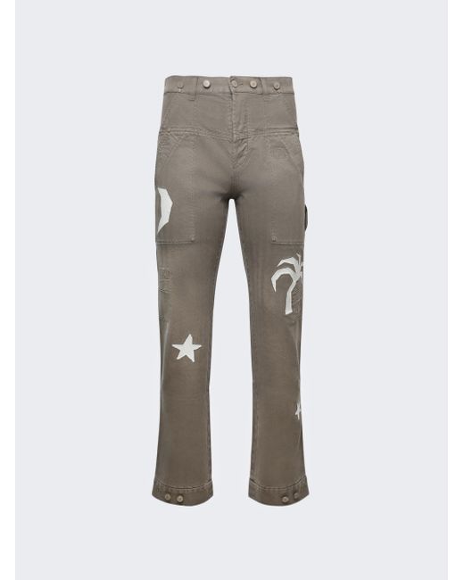 Palm Angels Night Sky Cargo Pants Military