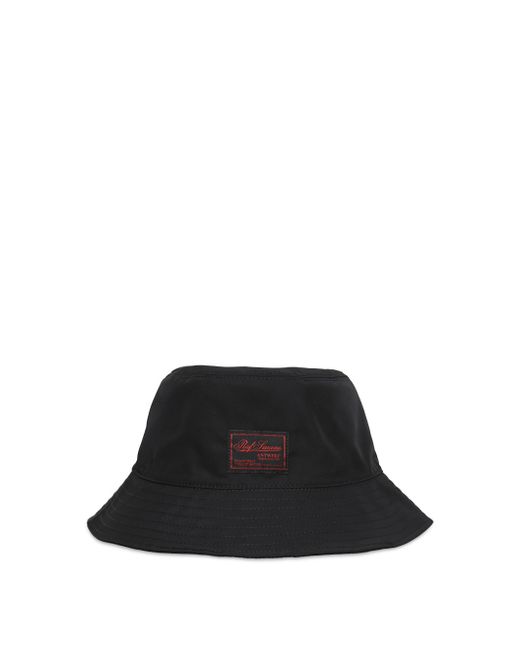 Raf Simons Reversible Bucket Hat With Woven Label