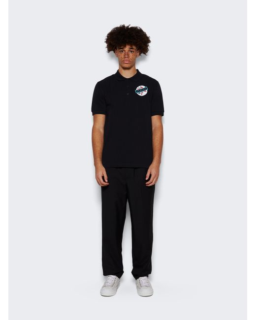 Raf Simons X Fred Perry Patched Polo Shirt