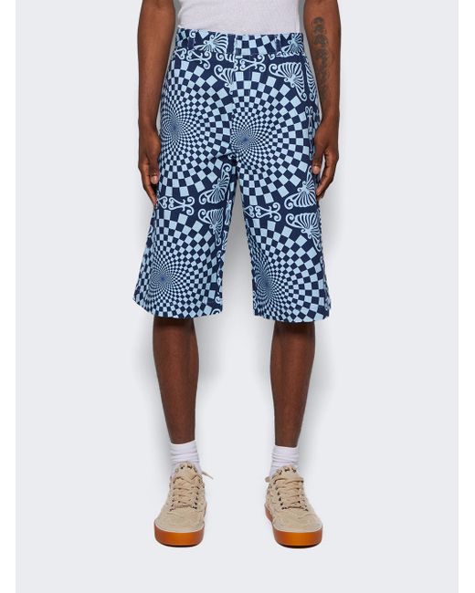 Bluemarble Folk Checkerboard Print Shorts
