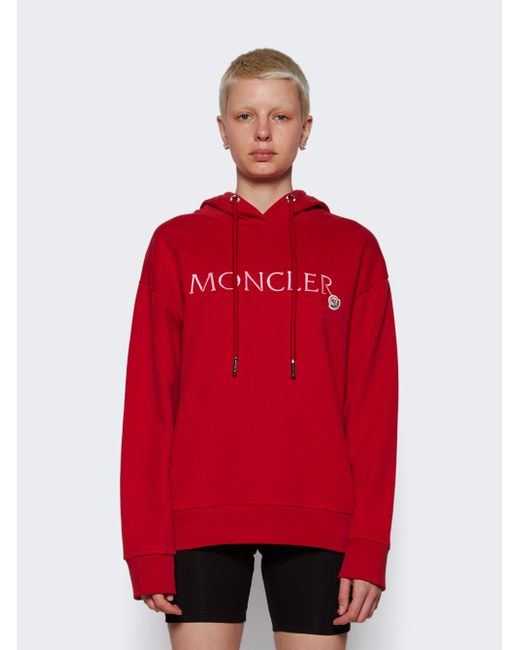 Moncler Logo Embroidered Hoodie