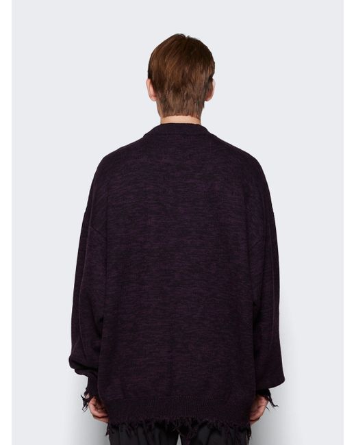 Vetements Afterlife Destroyed Knitted Sweater