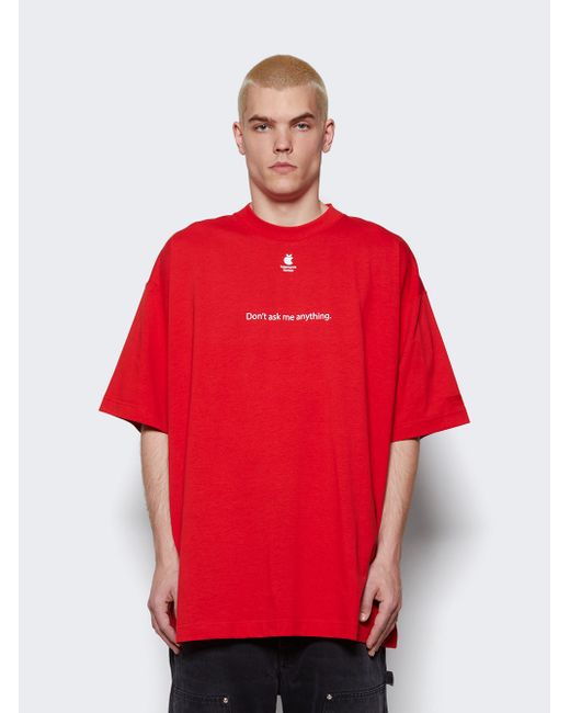 Vetements Dont Ask Me Anything T-shirt