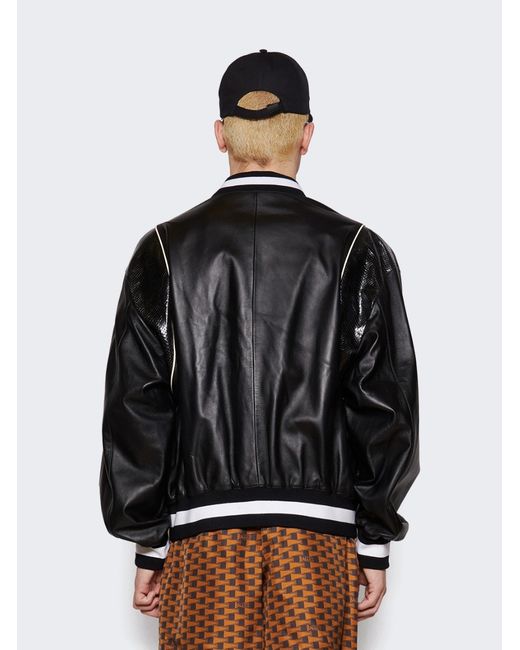 Bally Letterman Leather Jacket