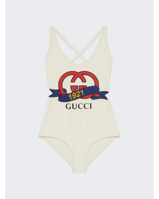 Gucci Sparkling Jersey Swimsuit