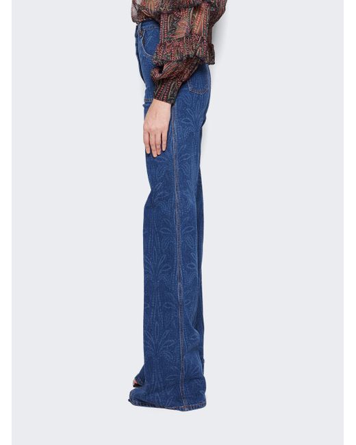 Etro Buttoned Flared Jeans