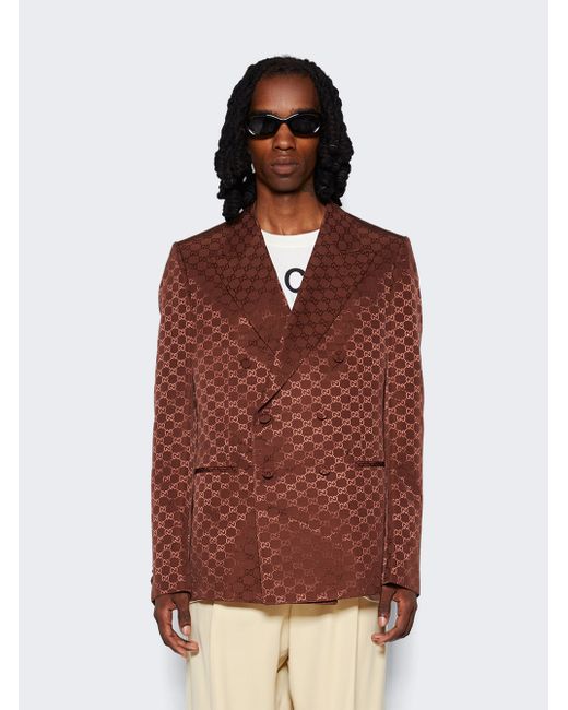 Gucci Gg Cotton Canvas Jacket
