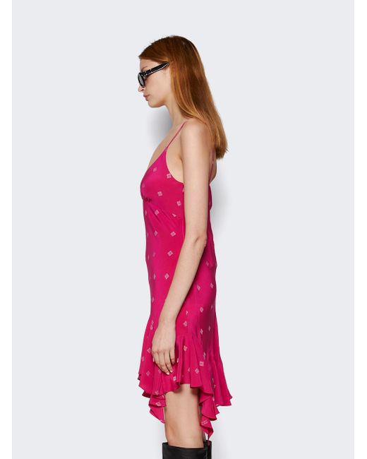 Givenchy Ruffle Silk Mini Dress