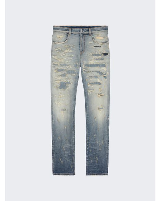 Givenchy Jeans In Rip And Repair Denim