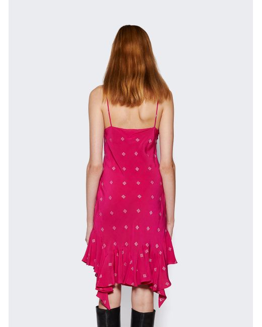 Givenchy Ruffle Silk Mini Dress