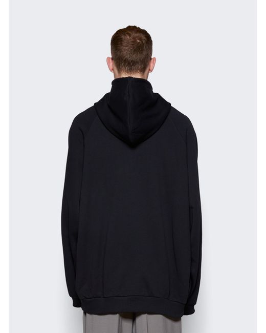 Raf Simons X Fred Perry Printed Patch Hooded Sweatshirt