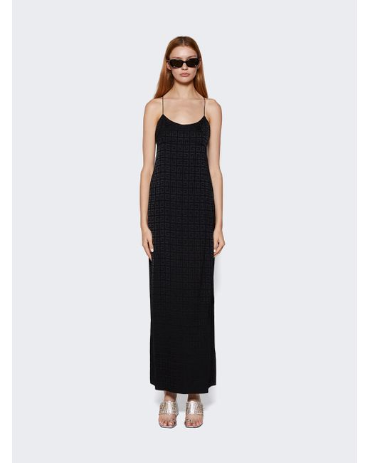 Givenchy 4g Jacquard Long Slip Dress