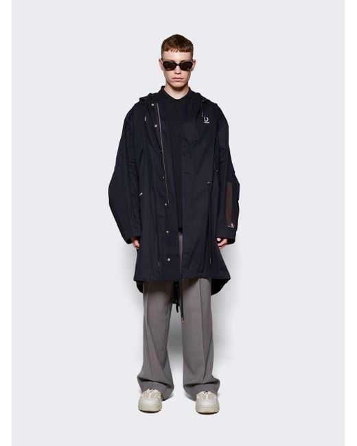 Raf Simons X Fred Perry Printed Patch Parka