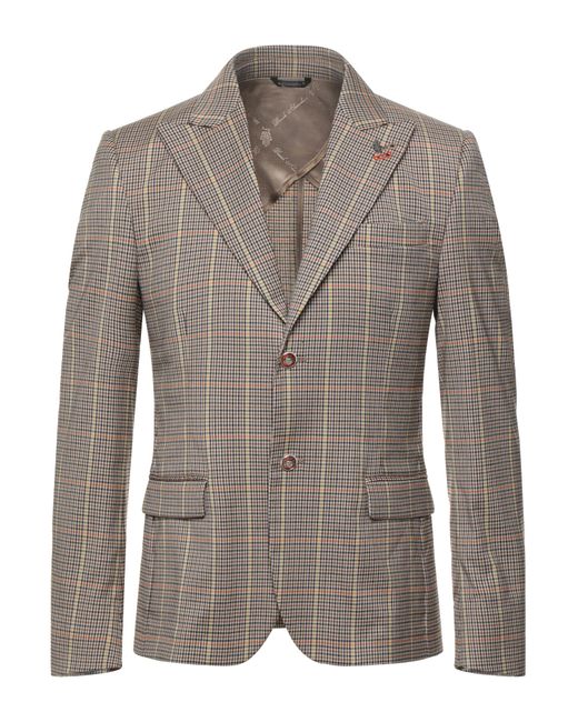 Grey Daniele Alessandrini Suit jackets
