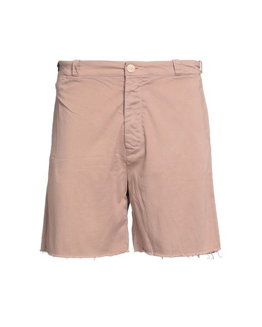 Bsbee Man Shorts Bermuda Light brown Cotton