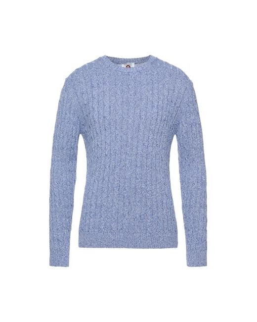 Heritage Man Sweater Azure Cotton