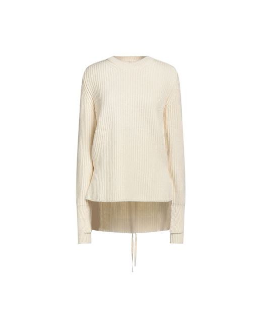 Ann Demeulemeester Sweater Ivory Wool Cashmere Polyamide