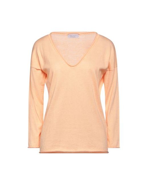 Be You By Geraldine Alasio Sweater Apricot Cotton Cashmere Silk
