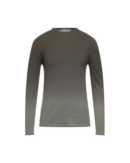 Grey Daniele Alessandrini Man Sweater Military Cotton