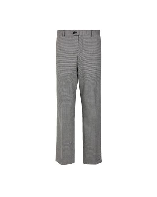 8 by YOOX Houndstooth Wide-leg Pants Man Polyester Wool Elastane