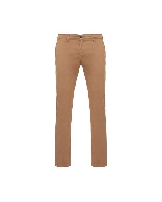 8 by YOOX Cotton Essential Slim-fit Chino Pants Man Camel Elastane
