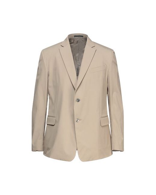 Valentino Man Suit jacket Khaki Cotton Polyamide Elastane Wool Viscose