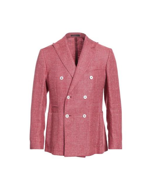 The Gigi Man Suit jacket Burgundy Linen Virgin Wool